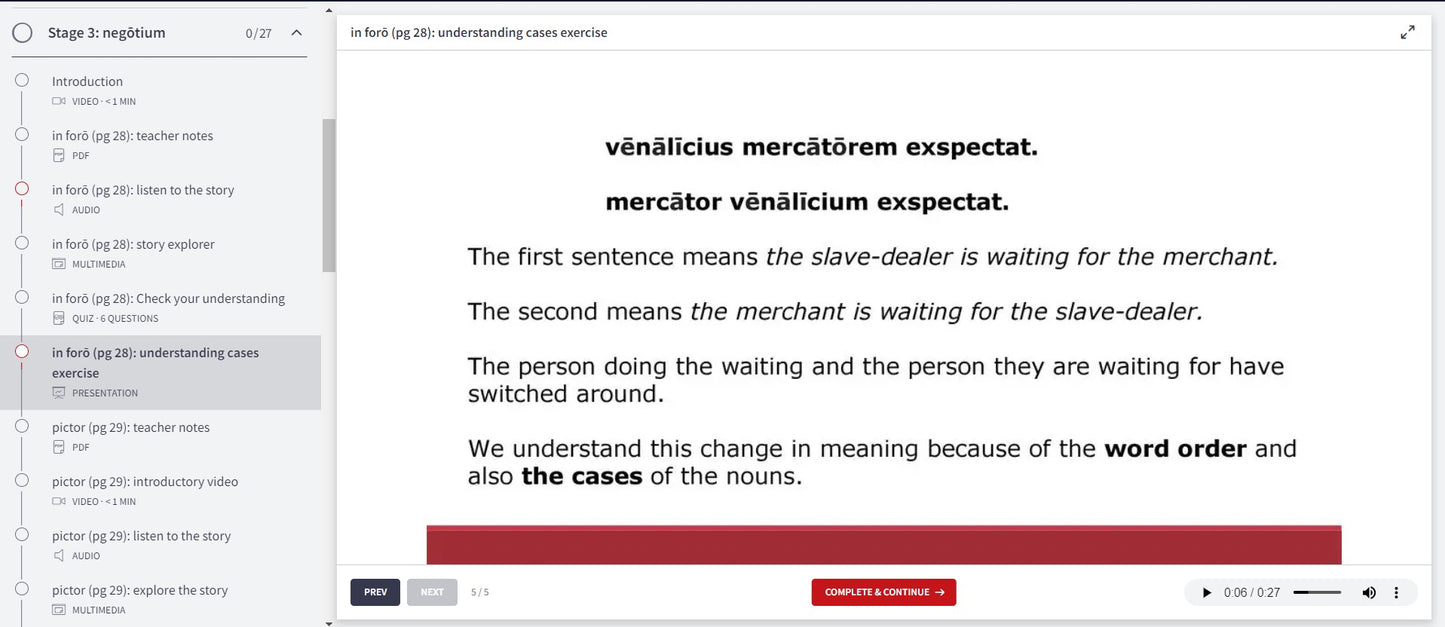 Cambridge Latin Course: Book 1 E-Learning Resources
