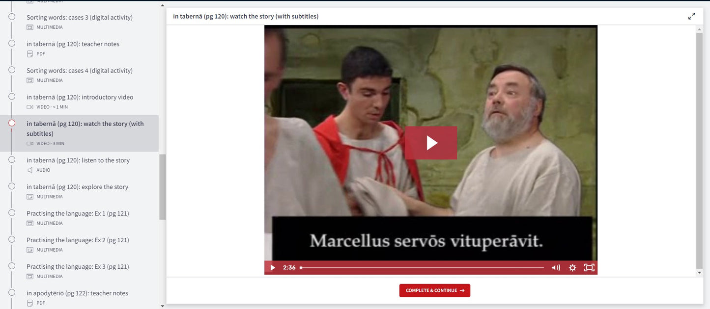 Cambridge Latin Course: Book 1 E-Learning Resources